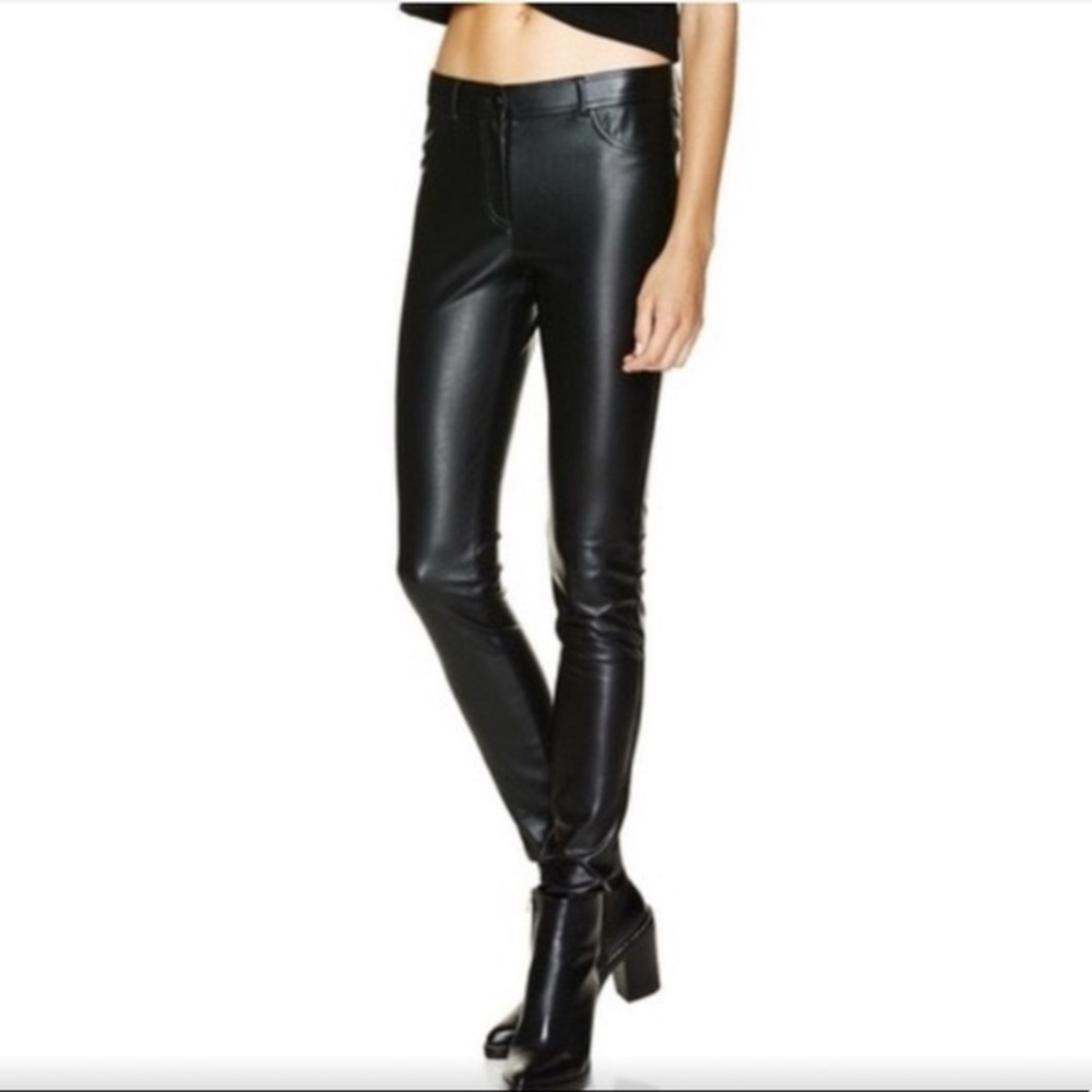 WILFRED FREE VEGAN LEATHER LEGGINGS
